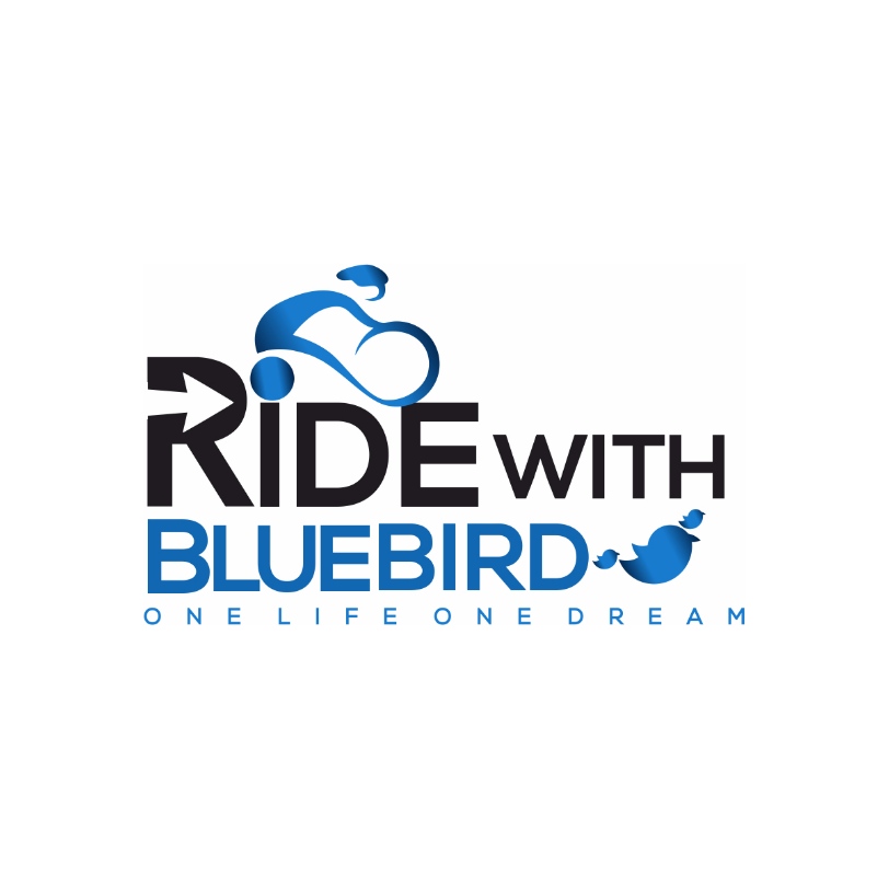 RideWithBlueBird logo